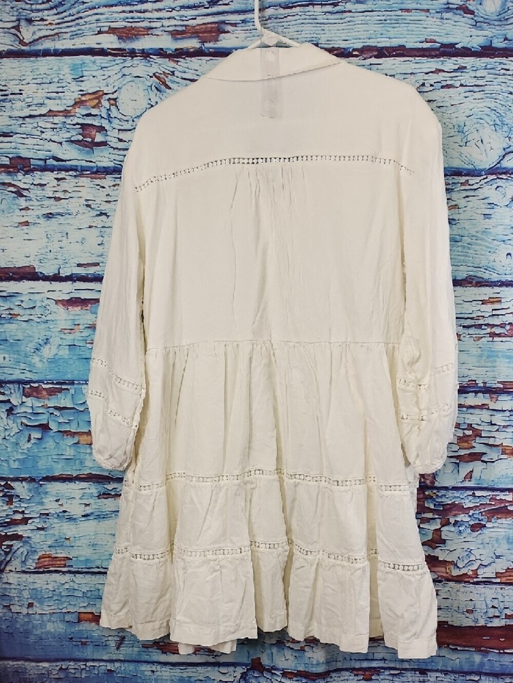 Maeve Cream-White Dress - Picture 3 of 4